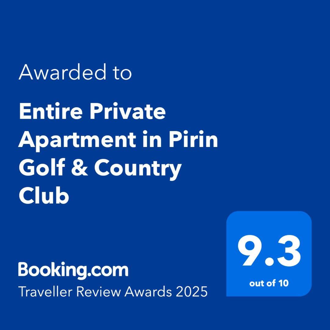 Entire Private Apartment In Pirin Golf & Country Club Bansko Eksteriør bilde